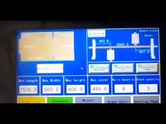 Semi Auto 2000mm กล่อง corrugated เครื่องเย็บกล่องกล่อง Stapler สายพัดลม