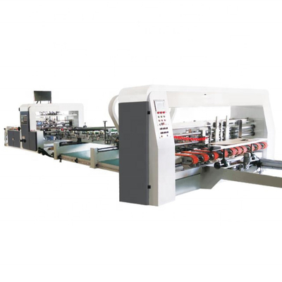 อัตโนมัติ Folder Gluer การเย็บกล่องกล่องกระดาษกล่อง corrugated