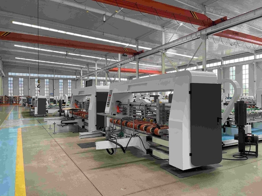 อัตโนมัติ Folder Gluer การเย็บกล่องกล่องกระดาษกล่อง corrugated
