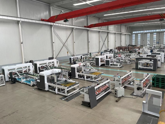 อัตโนมัติ Folder Gluer การเย็บกล่องกล่องกระดาษกล่อง corrugated