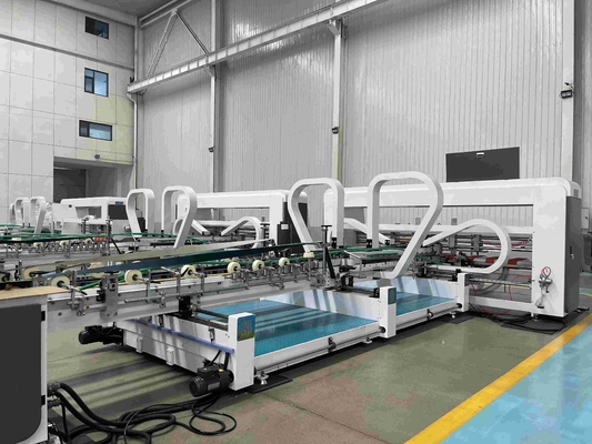อัตโนมัติ Folder Gluer การเย็บกล่องกล่องกระดาษกล่อง corrugated