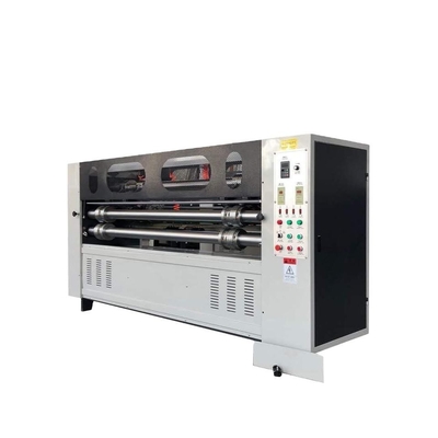 เครื่องทำกล่องกระดาษลูกฟูกแบบบาง Blade Slitter Scorer 4.0kw ประหยัดพลังงาน