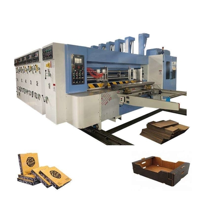 เครื่องพิมพ์ Flexo Die Cutter เครื่องพิมพ์กล่องกล่องกล่องกล่องกล่องกล่องกล่องกล่อง