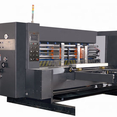 2-5 เครื่องพิมพ์สี Flexo เครื่องสล็อตเตอร์สําหรับกล่องกระดาษกล่อง