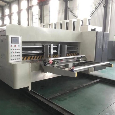 เครื่องพิมพ์เฟล็กโซ 3 ชั้น Slotter กล่องกระดาษทำ 80 ชิ้น / นาที