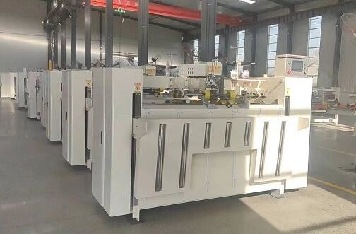 เครื่องเย็บกล่องลูกฟูกกึ่งอัตโนมัติ 2 ชิ้น Double Servo High Speed
